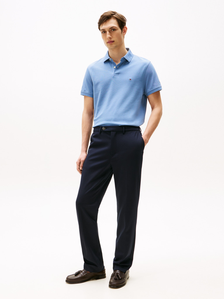Blue 1985 Organic Cotton Regular Fit Polo  Men