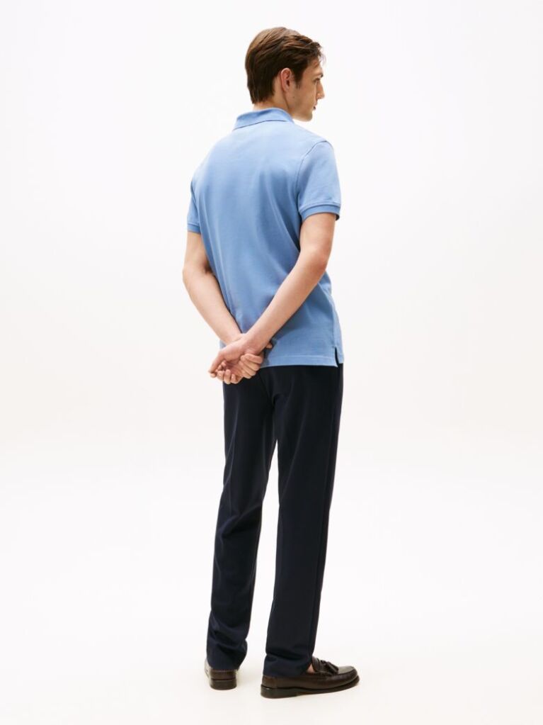 Blue 1985 Organic Cotton Regular Fit Polo  Men