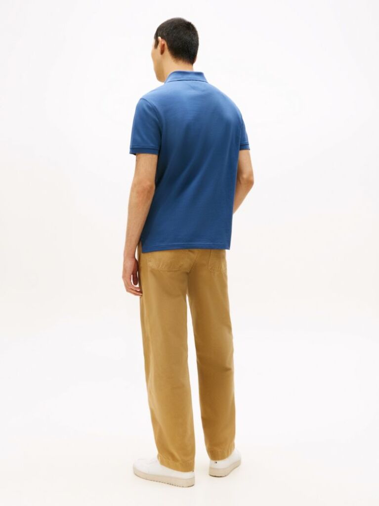 Blue 1985 Organic Cotton Regular Fit Polo  Men