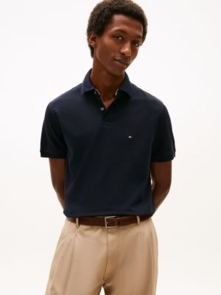 Blue 1985 Organic Cotton Regular Fit Polo  Men