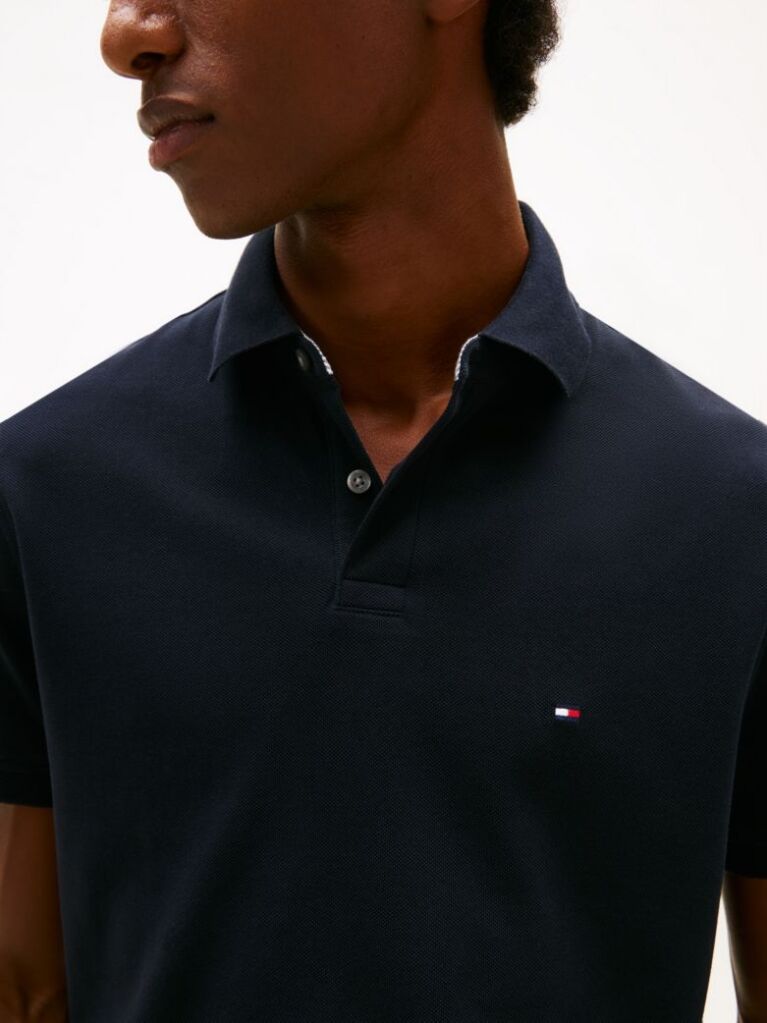 Blue 1985 Organic Cotton Regular Fit Polo  Men