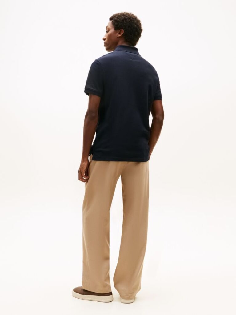 Blue 1985 Organic Cotton Regular Fit Polo  Men