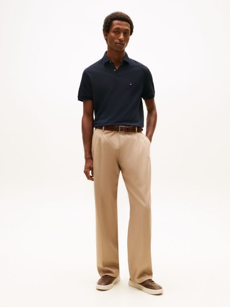 Blue 1985 Organic Cotton Regular Fit Polo  Men