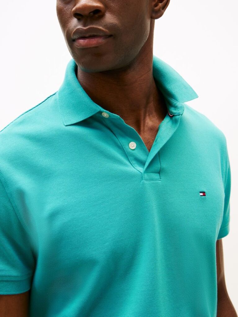 Blue 1985 Organic Cotton Regular Fit Polo  Men