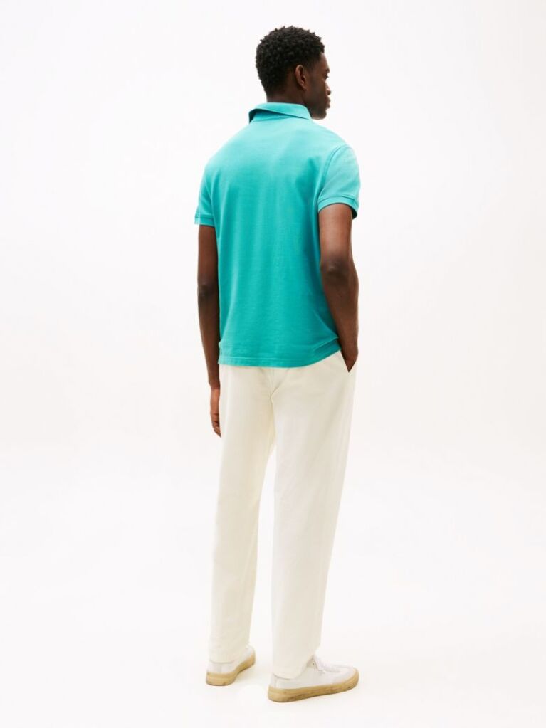 Blue 1985 Organic Cotton Regular Fit Polo  Men
