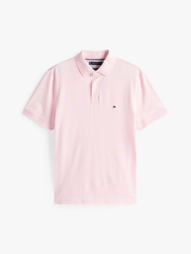 Pink 1985 Organic Cotton Regular Fit Polo  Men