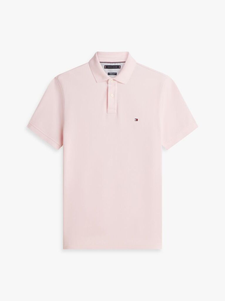 Pink 1985 Organic Cotton Regular Fit Polo  Men
