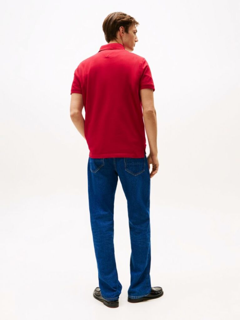 Red 1985 Organic Cotton Regular Fit Polo  Men