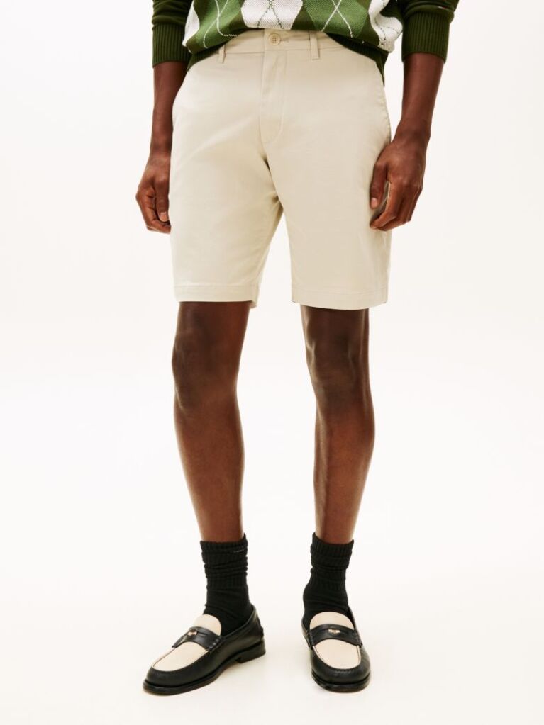 White Essential 1985 Organic Cotton Bermuda Shorts  Men