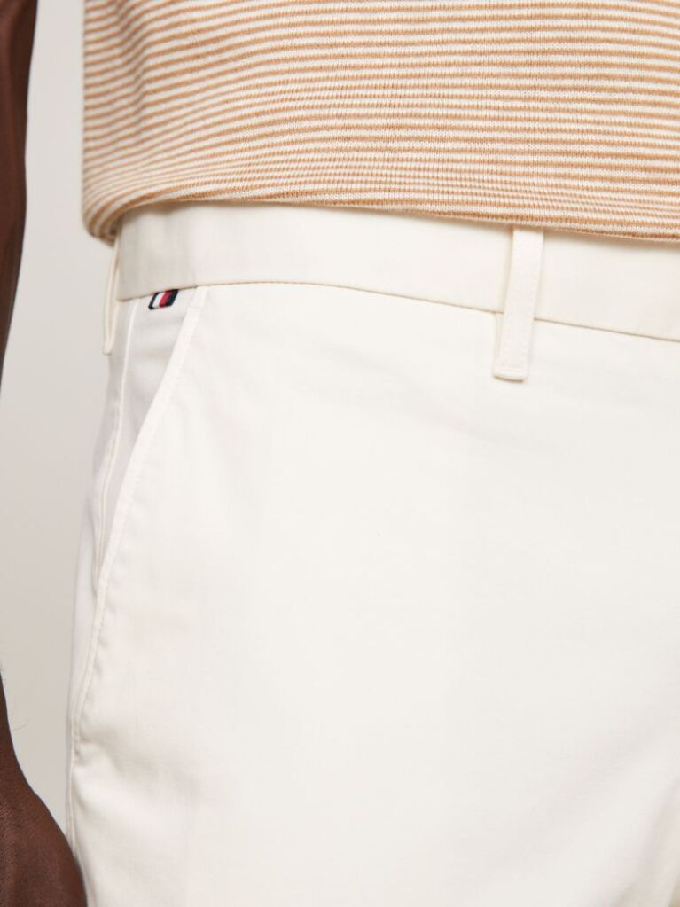 White 1985 Collection Denton Fitted Chinos  Men