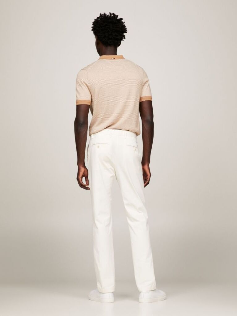 White 1985 Collection Denton Fitted Chinos  Men