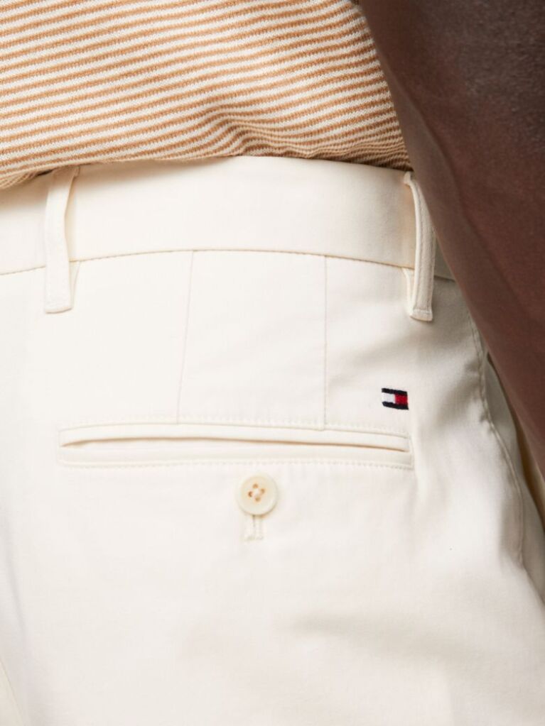 White 1985 Collection Denton Fitted Chinos  Men