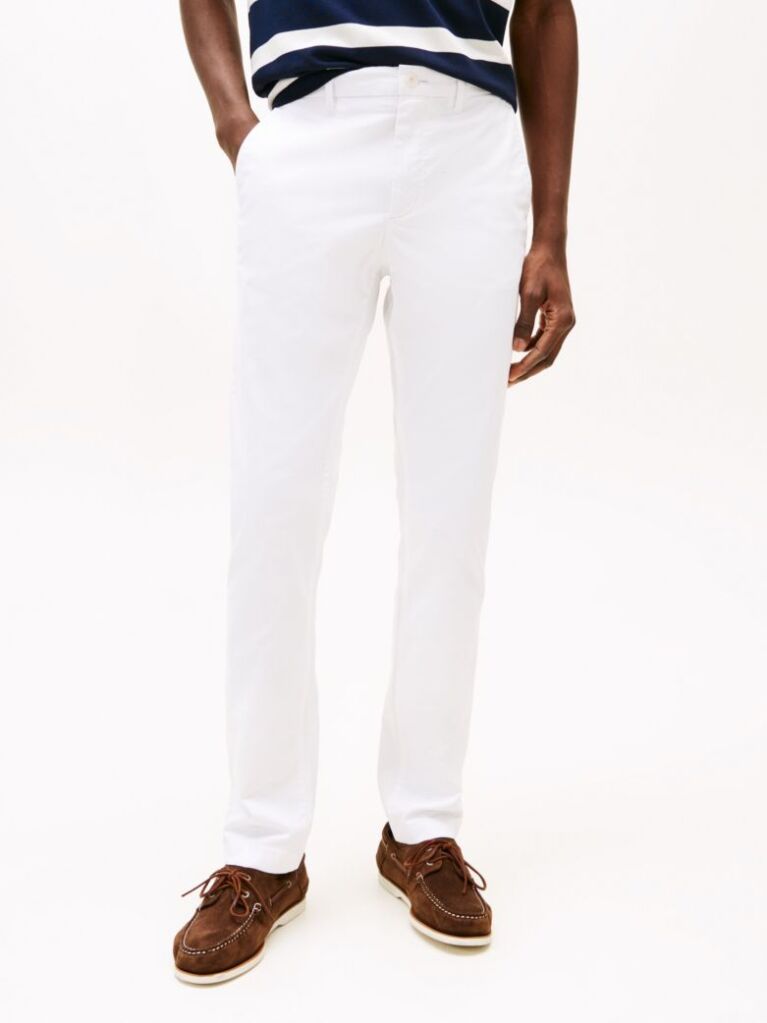 White Bleecker Slim Chinos  Men