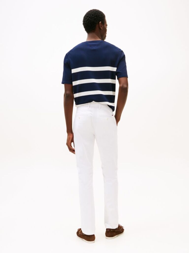 White Bleecker Slim Chinos  Men