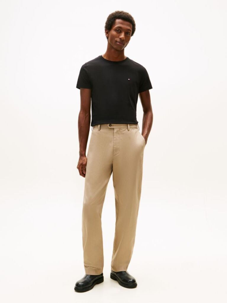 Μαύρο TH Flex T-Shirt Σε Slim Γραμμή  Άνδρες