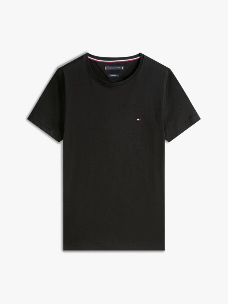 Μαύρο TH Flex T-Shirt Σε Slim Γραμμή  Άνδρες
