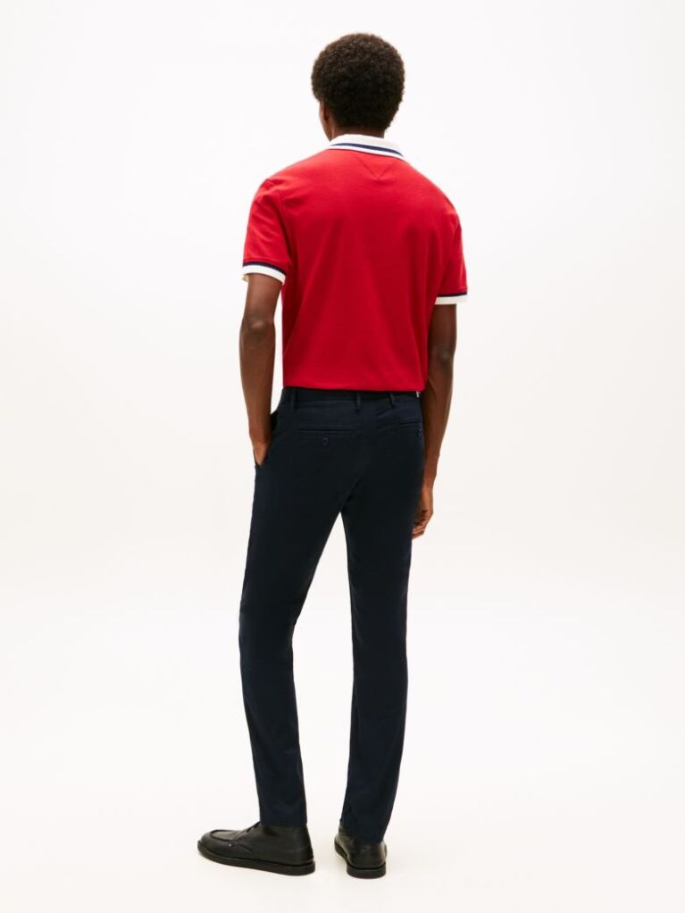 Blue Bleecker Stretch Cotton Chinos  Men