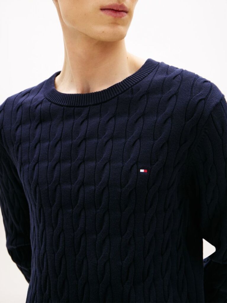 Blue Classics Cable Knit Relaxed Fit Jumper  Men