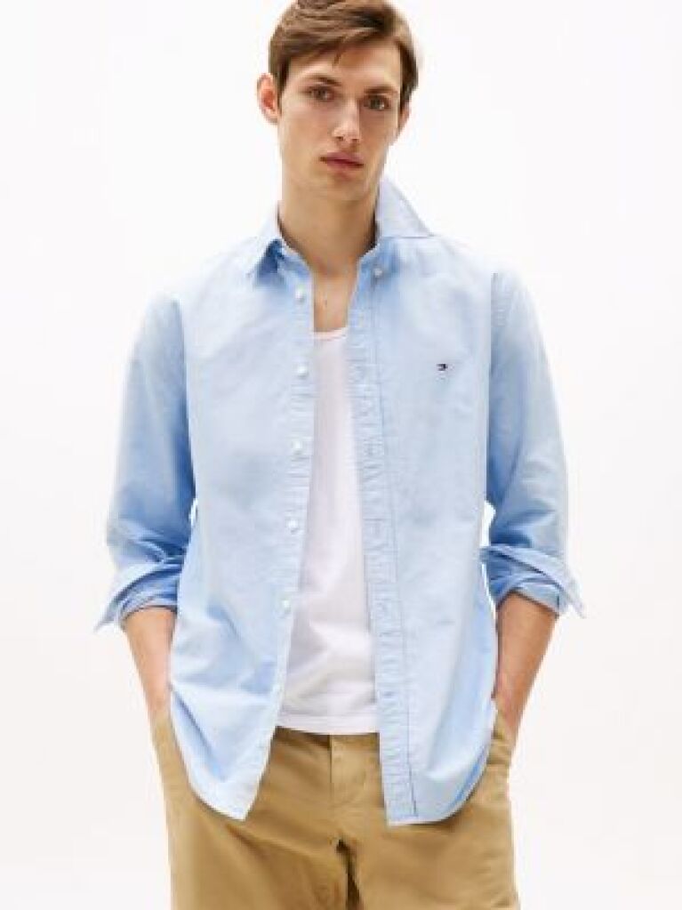 Blue Heritage Regular Fit Oxford Shirt  Men
