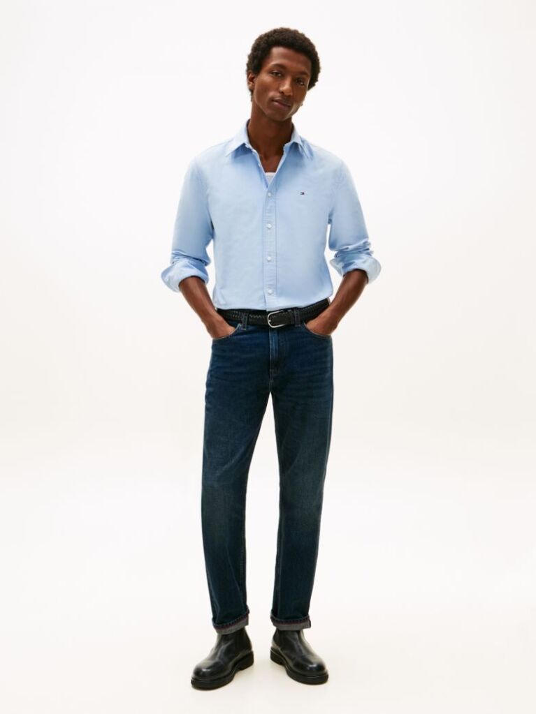 Blue Heritage Regular Fit Oxford Shirt  Men