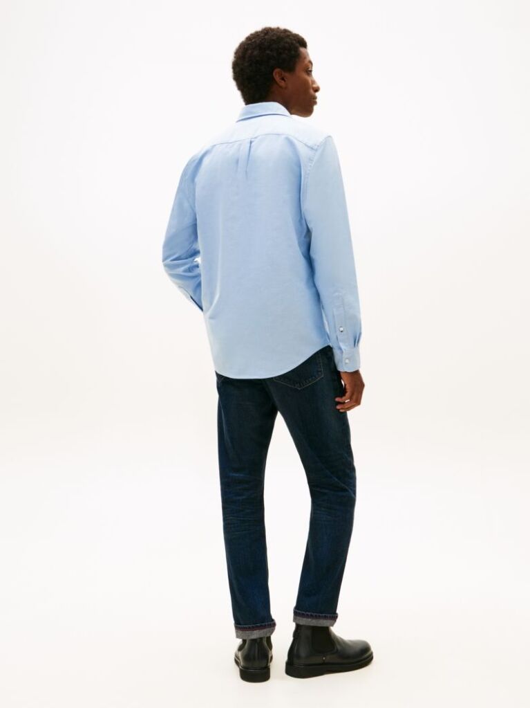 Blue Heritage Regular Fit Oxford Shirt  Men