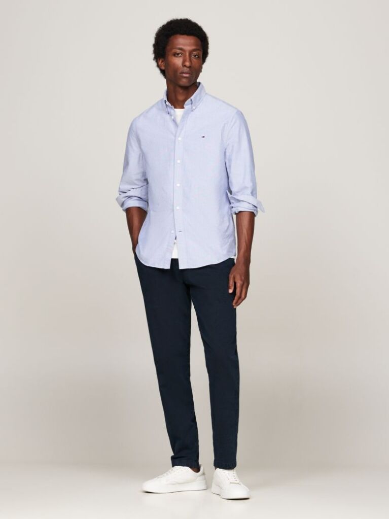 Blue Heritage Regular Fit Oxford Shirt  Men