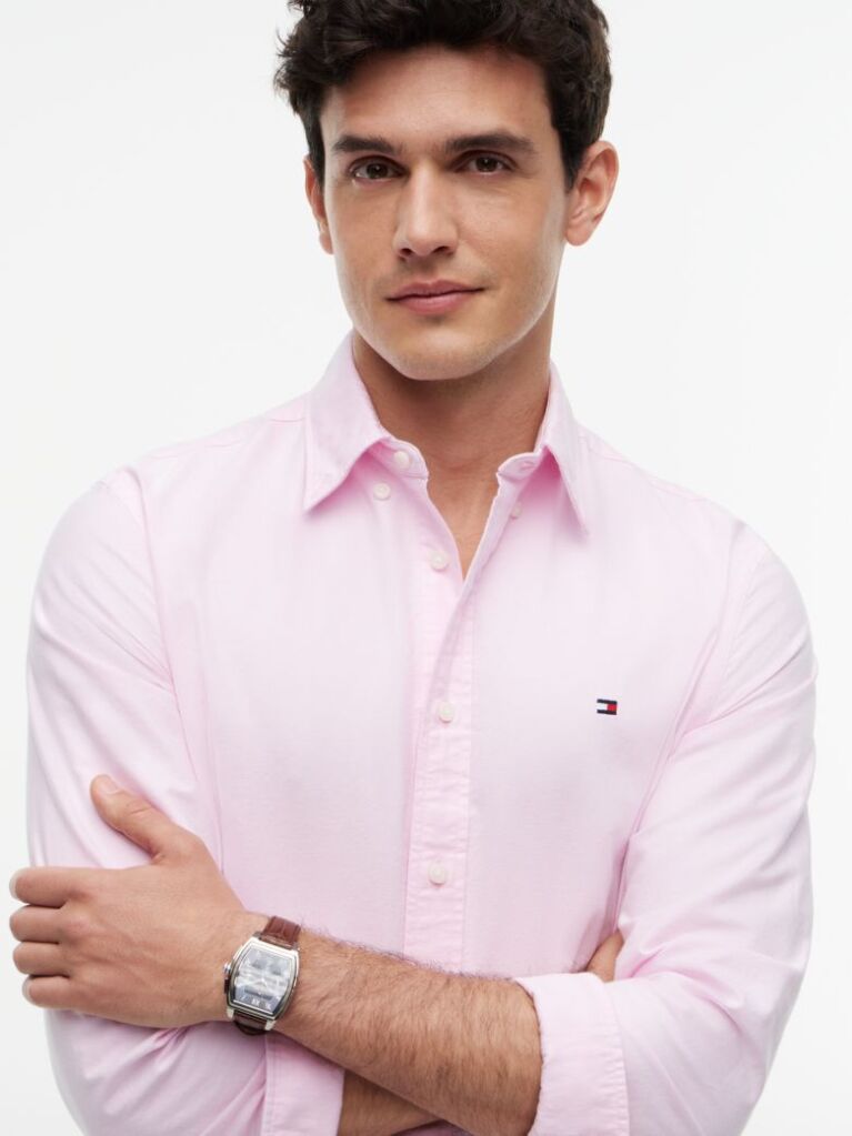 Pink Heritage Regular Fit Oxford Shirt  Men