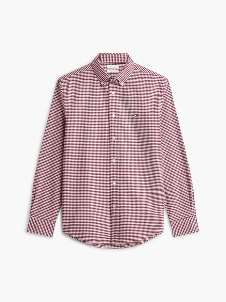 Multi Gingham Oxford Πουκάμισο Σε κανονική Γραμμή  Άνδρες