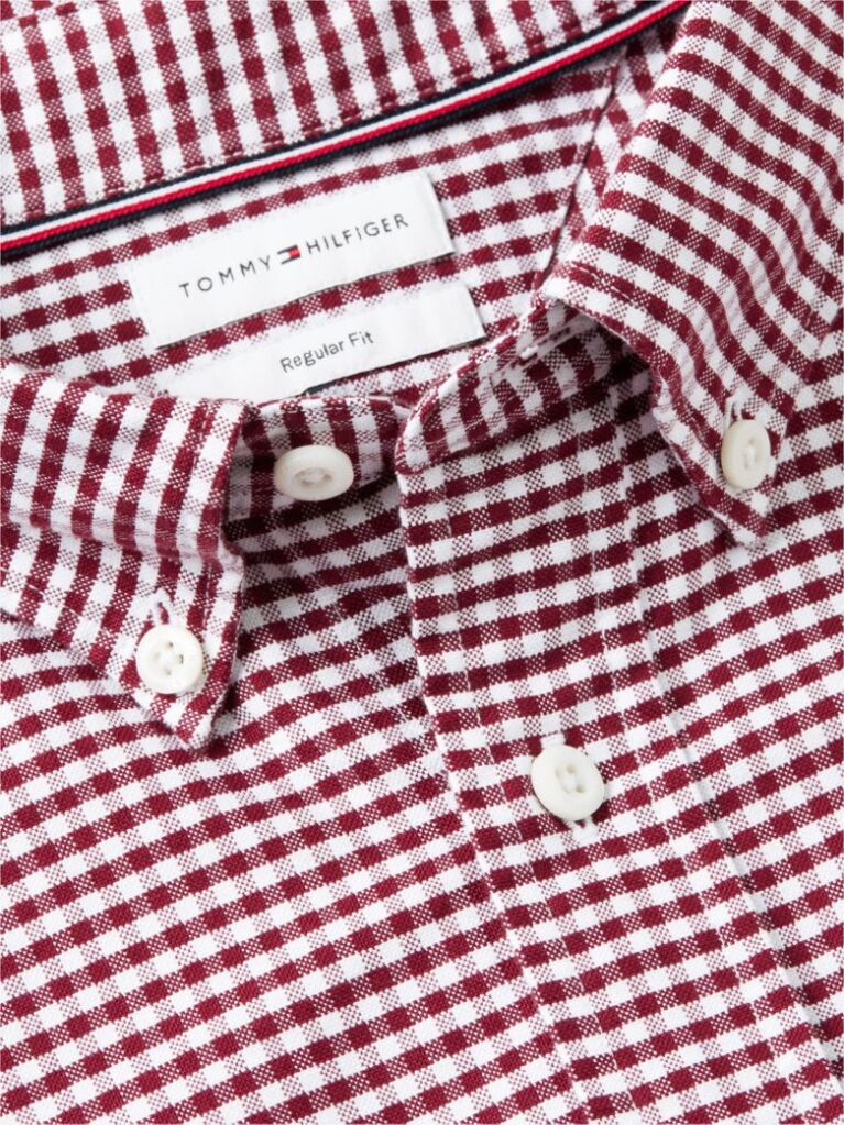 Multi Gingham Oxford Πουκάμισο Σε κανονική Γραμμή  Άνδρες