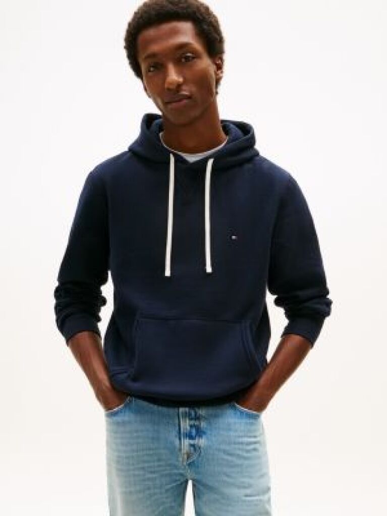 Μπλε Hoody Από Fleece Με Κορδόνι  Άνδρες