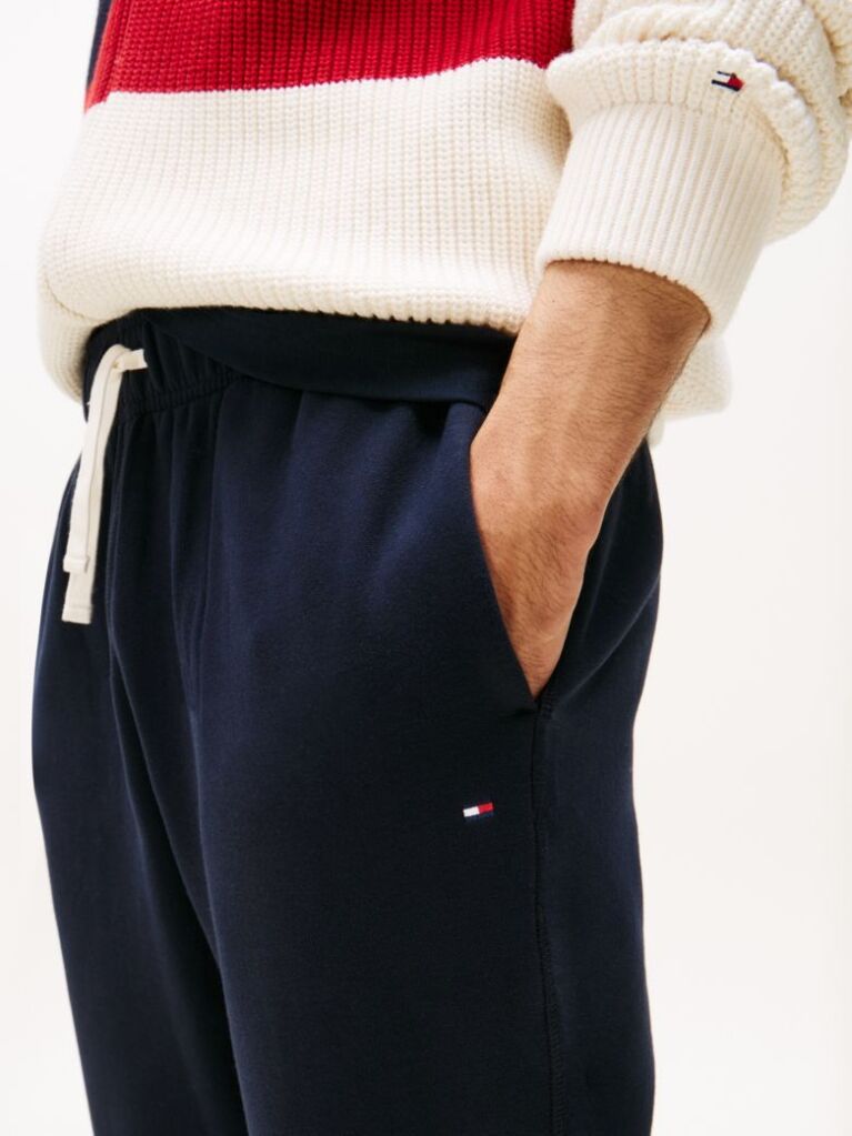 Μπλε Παντελόνι Φόρμας Από Fleece Με Μανσέτες  Άνδρες