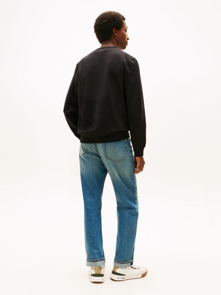 Black Fleece Crew Neck Sweatshirt  Men