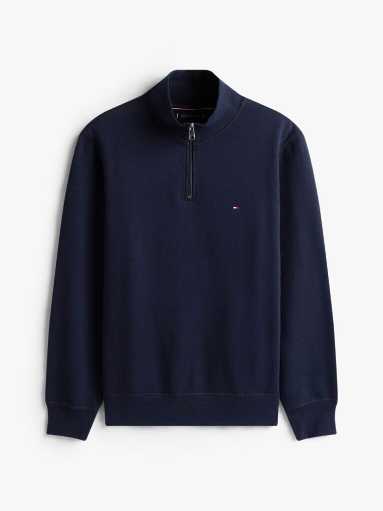 Μπλε Φούτερ Fleece Με Φερμουάρ  Άνδρες