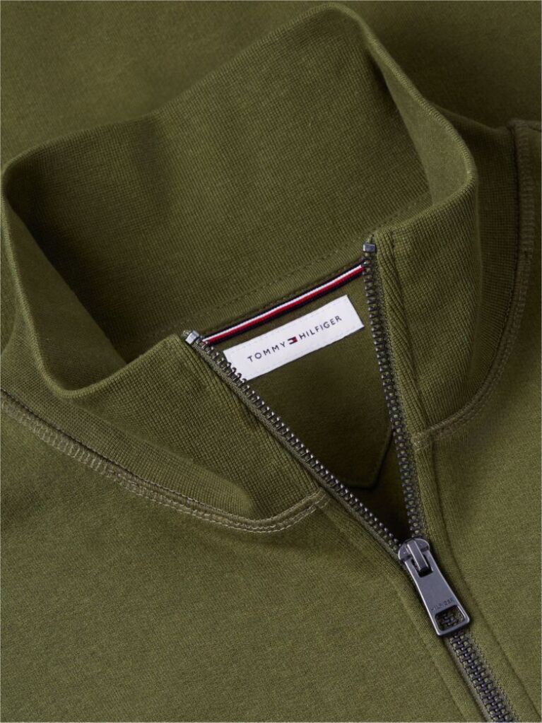 Πράσινο Φούτερ Fleece Με Φερμουάρ  Άνδρες