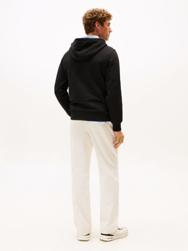 Black Flag Embroidery Terry Hoody  Men