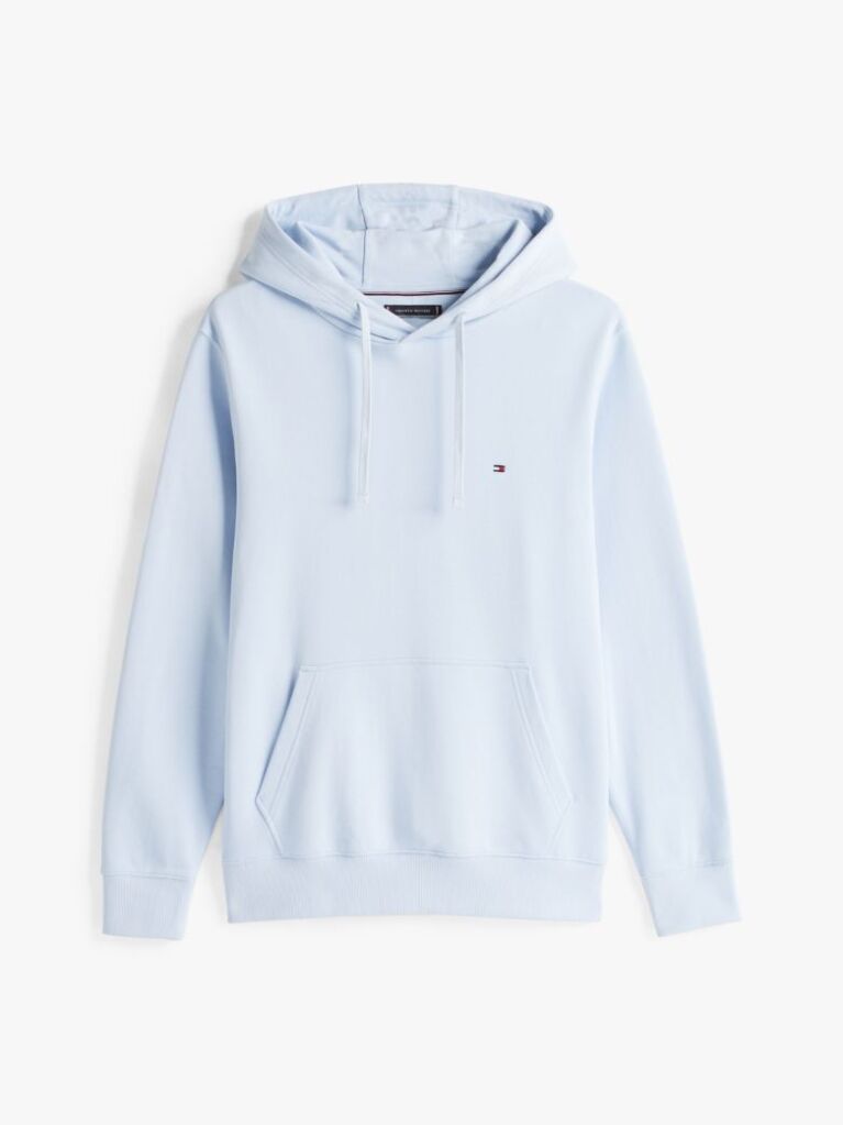 Μπλε Hoody Από Βαμβακερό Terry Με Κεντητό Σημαιάκι  Άνδρες