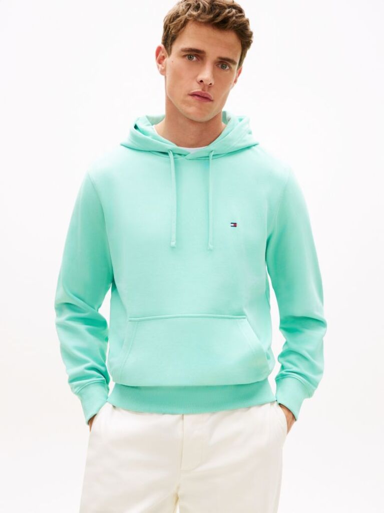 Blue Flag Embroidery Terry Hoody  Men