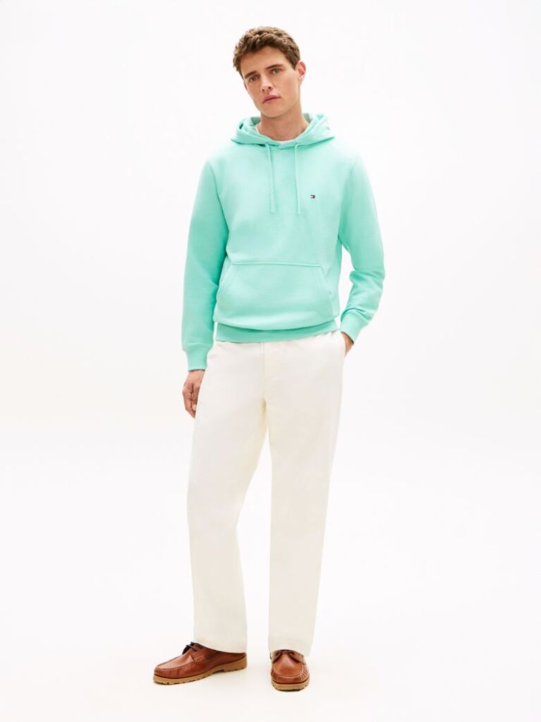 Blue Flag Embroidery Terry Hoody  Men