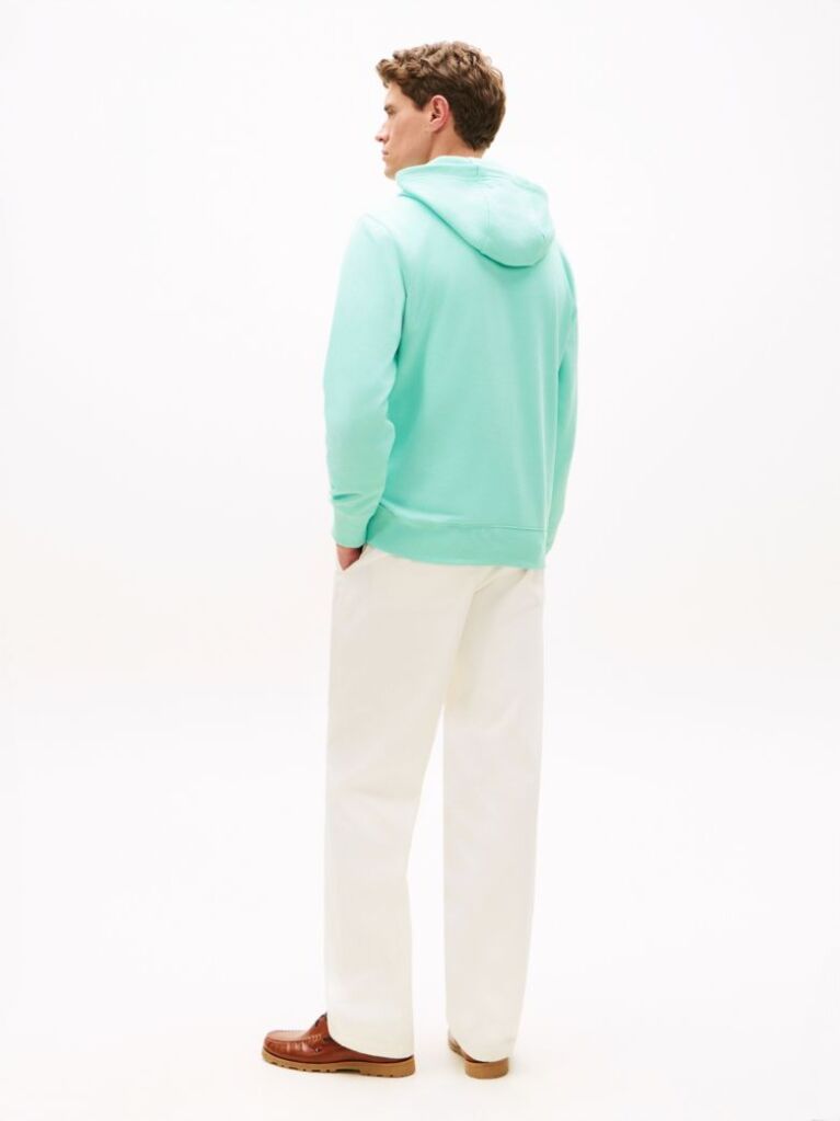 Blue Flag Embroidery Terry Hoody  Men