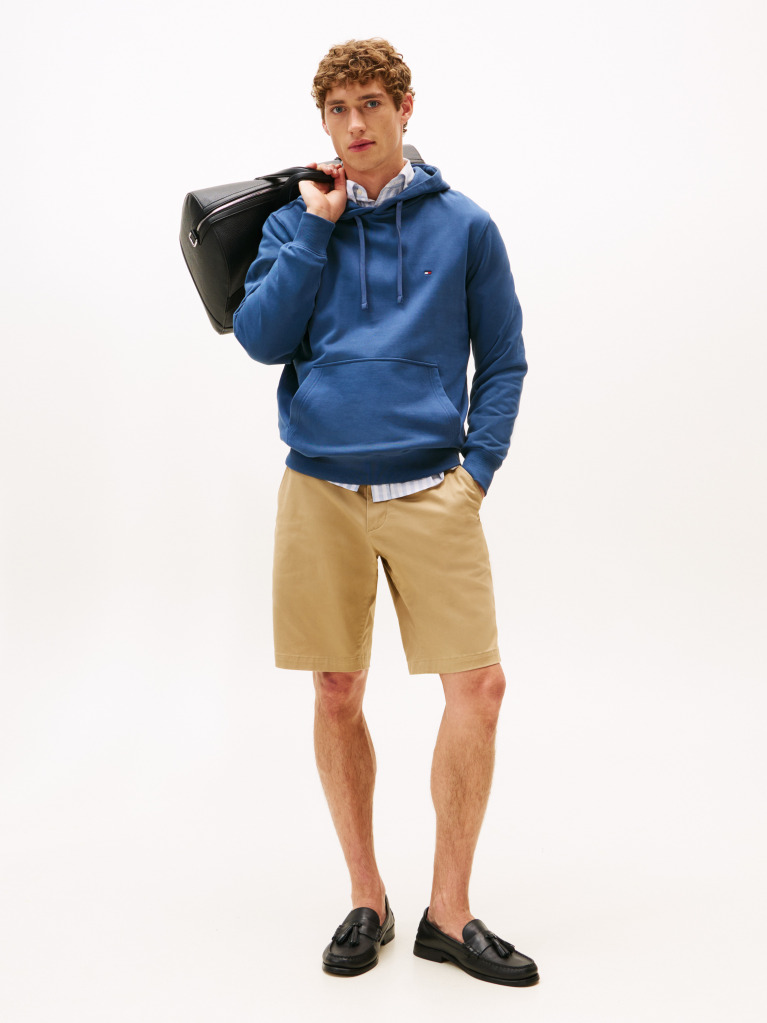 Blue Flag Embroidery Terry Hoody  Men