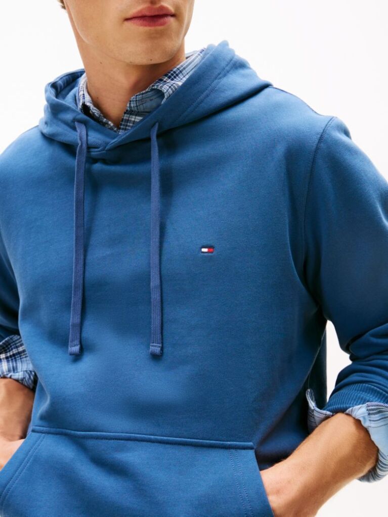 Blue Flag Embroidery Terry Hoody  Men