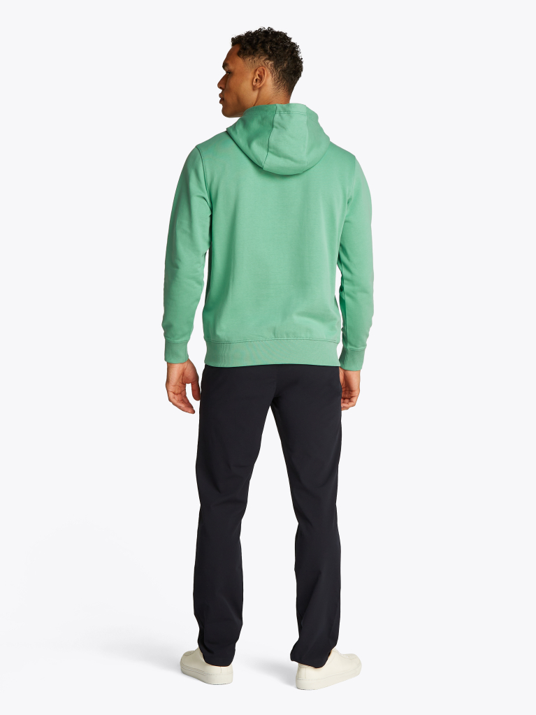 Green Flag Embroidery Terry Hoody  Men
