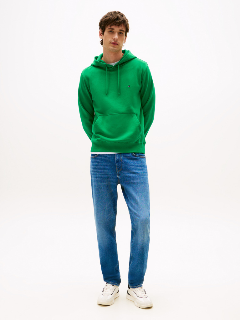 Green Flag Embroidery Terry Hoody  Men