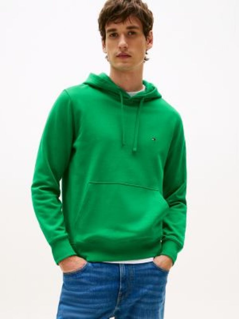 Green Flag Embroidery Terry Hoody  Men