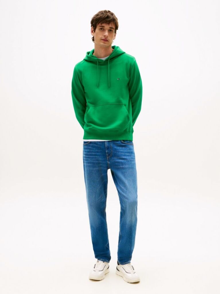 Green Flag Embroidery Terry Hoody  Men