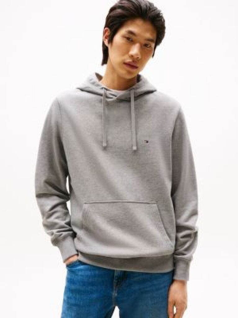 Grey Flag Embroidery Terry Hoody  Men