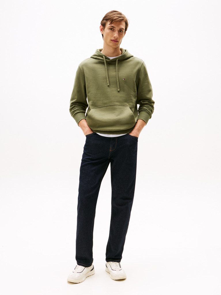 Green Flag Embroidery Terry Hoody  Men