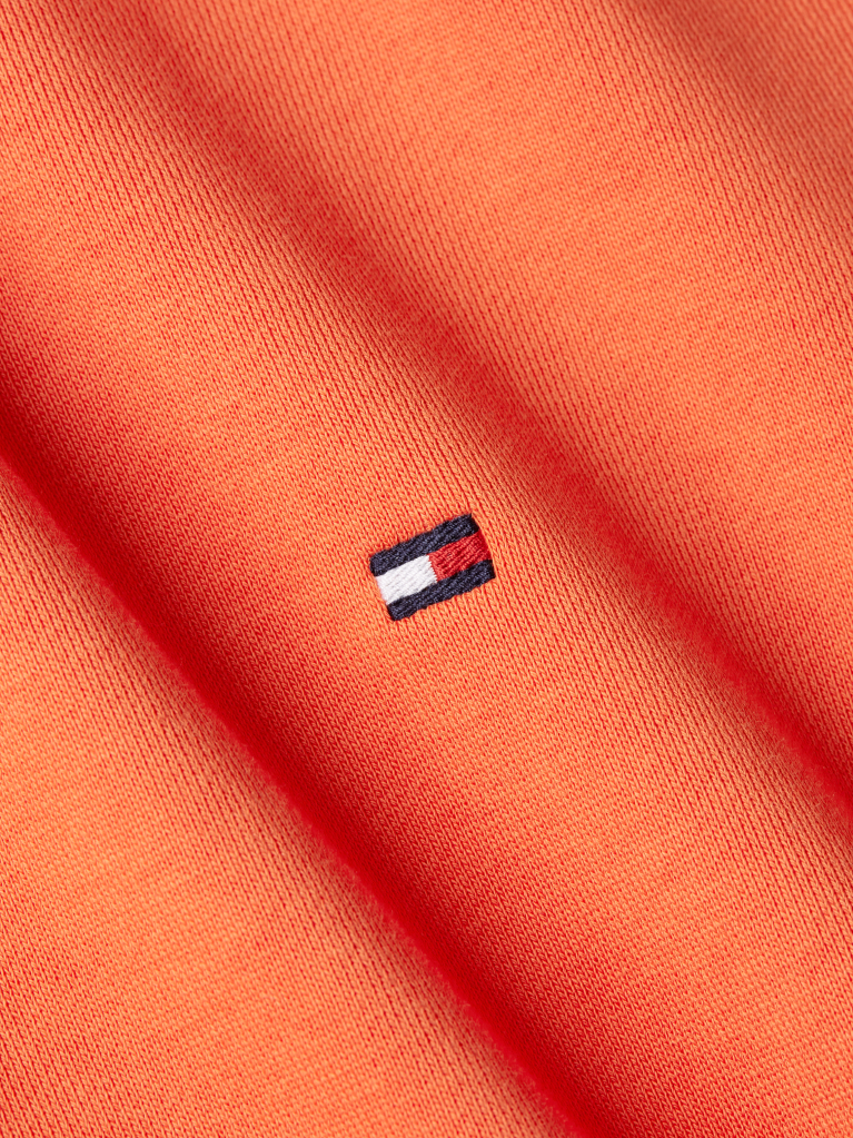 Orange Flag Embroidery Terry Hoody  Men