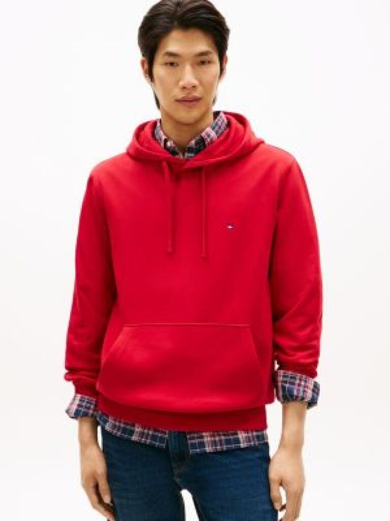 Red Flag Embroidery Terry Hoody  Men