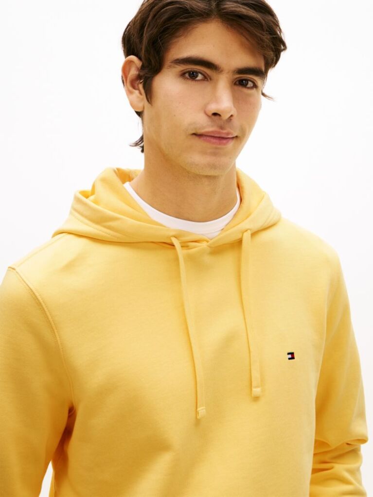 Yellow Flag Embroidery Terry Hoody  Men